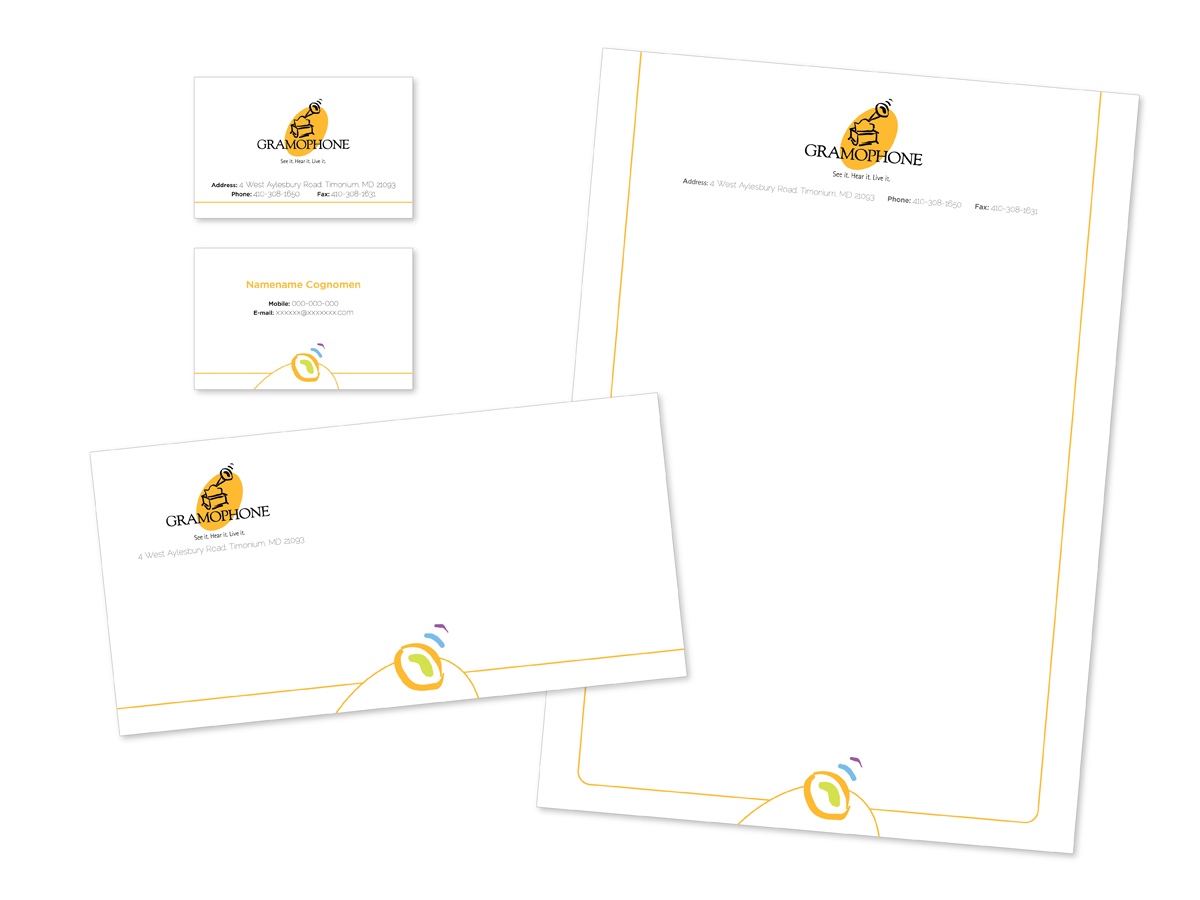 Stationery Design by vali for Gramophone | Design #654902