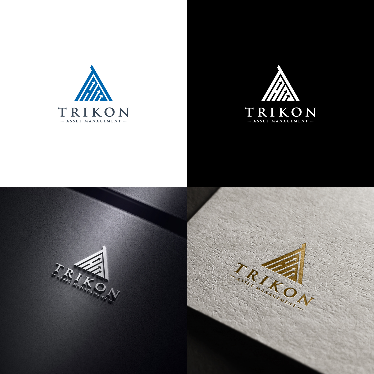 Logo Design by Artgo for Trikon Asset Management | Design #18037671