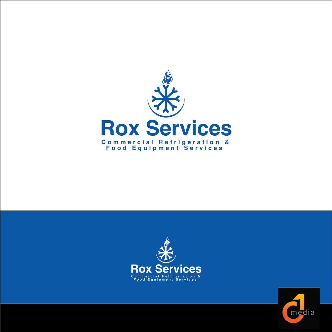 Diseño de Logo por C1 Media para Rox Services LLC | Diseño #18074430