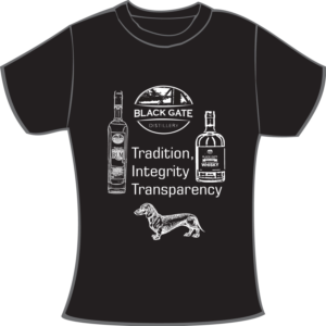 T-shirt Design by Sheingart for Black Gate Distillery | Design: #18048405