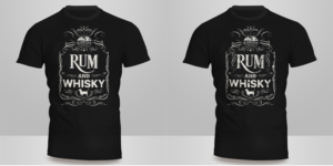 Rum and Whisky Distillery needs a bold t-shirt design | T-shirt Design by Kero
