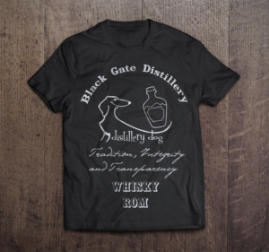 Diseño de Camiseta por Eugeniy Sosunov para Black Gate Distillery | Diseño #18040706