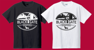 T-shirt Design by PenArmy for Black Gate Distillery | Design: #18118127