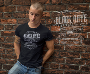 T-shirt Design by Tengku Shahril Norzaimi for Black Gate Distillery | Design: #18037028
