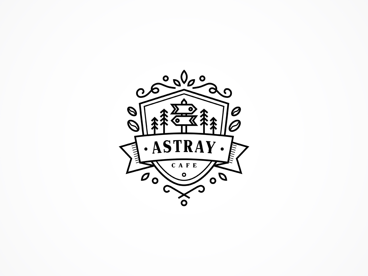 Logo Design by VerticalHorizon for Astray Café | Design #18048443