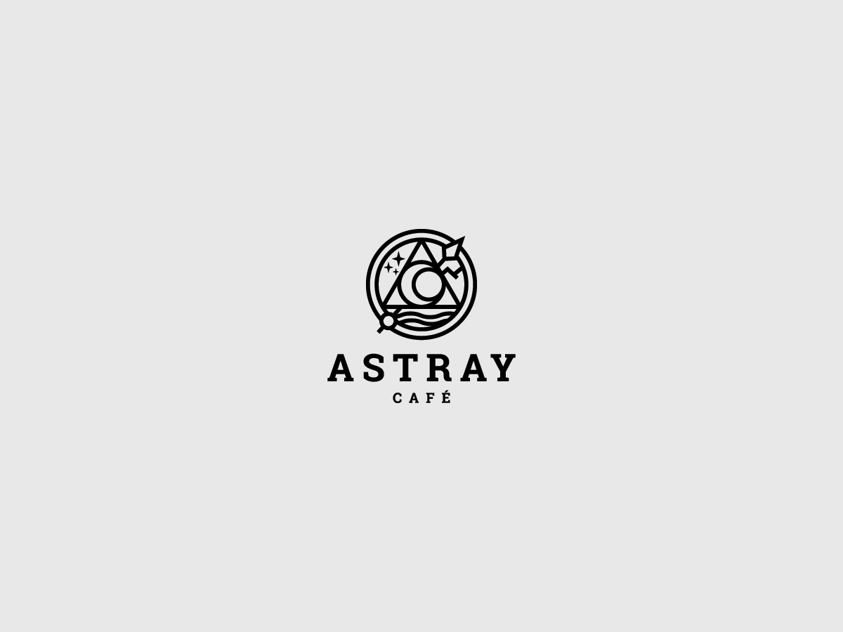 Logo Design by mldtrvs for Astray Café | Design #18048793