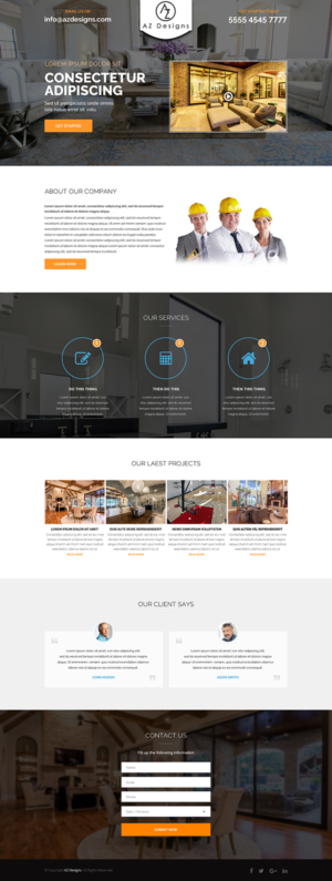 Web Design by Jyotsna Dutta for AZ Designs | Design: #18127928