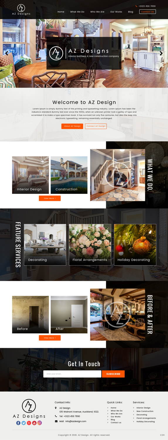Web-Design von pb für AZ Designs | Design #18115617