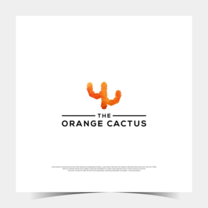 The Orange Cactus | Logo-Design von sushsharma99