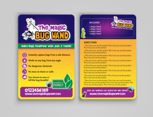Easy Design Packaging for an environmentally friendly Insect Catcher | Packaging Design by Pinky 