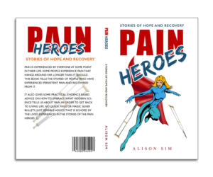 Pain Heroes book  | Book Cover Design by illuminati-design