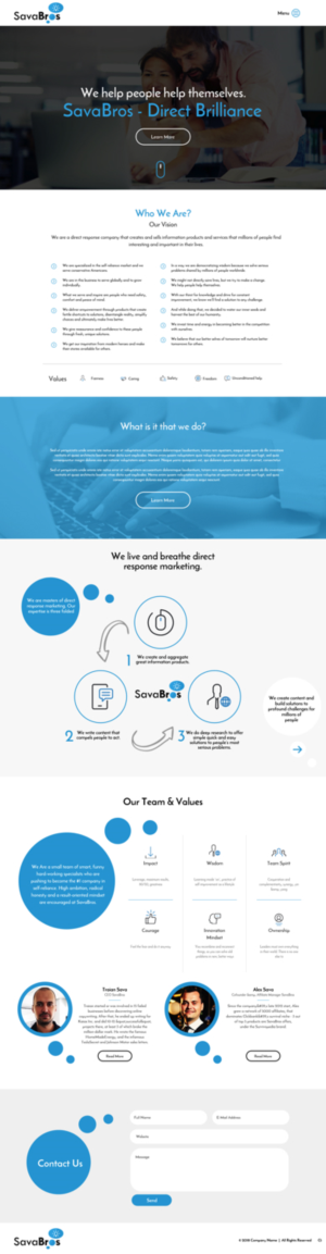 Diseño Web por pb para Direct Response SRL VAT no: RO31193220 | Diseño: #18052154