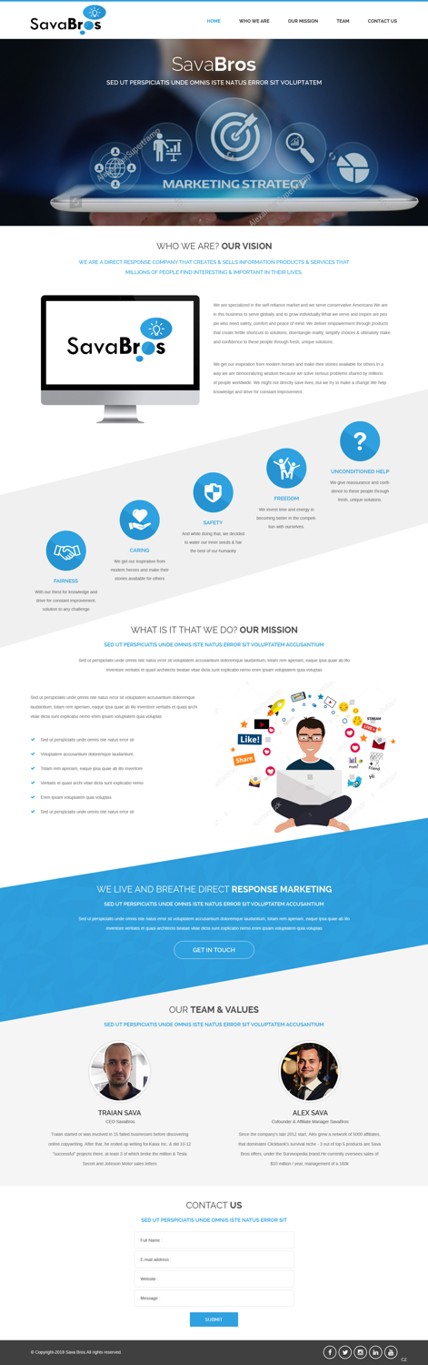 Web Design by pb for Direct Response SRL VAT no: RO31193220 | Design #18052155