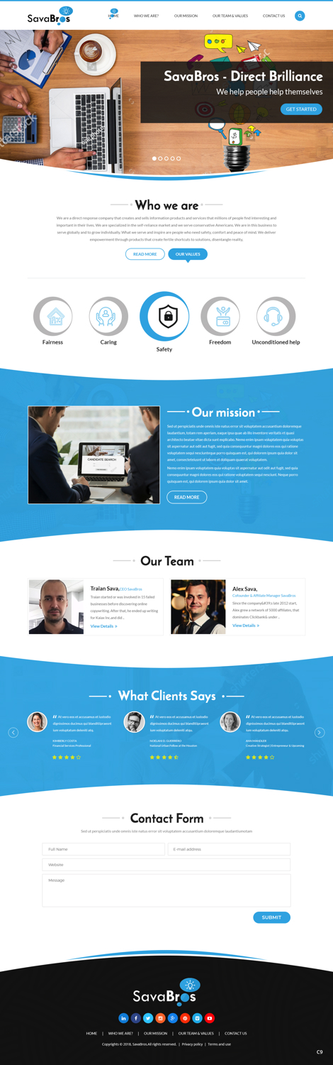 Web Design by pb for Direct Response SRL VAT no: RO31193220 | Design #18052158