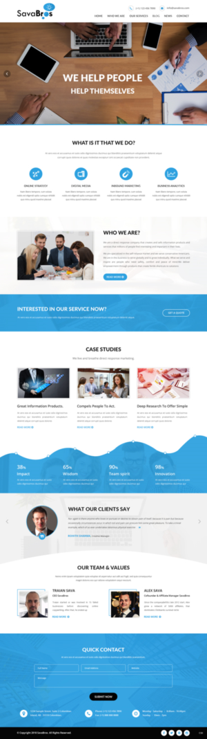 Diseño Web por pb para Direct Response SRL VAT no: RO31193220 | Diseño: #18052167