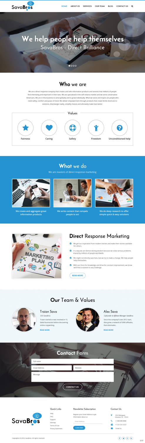 Diseño Web por pb para Direct Response SRL VAT no: RO31193220 | Diseño #18052169