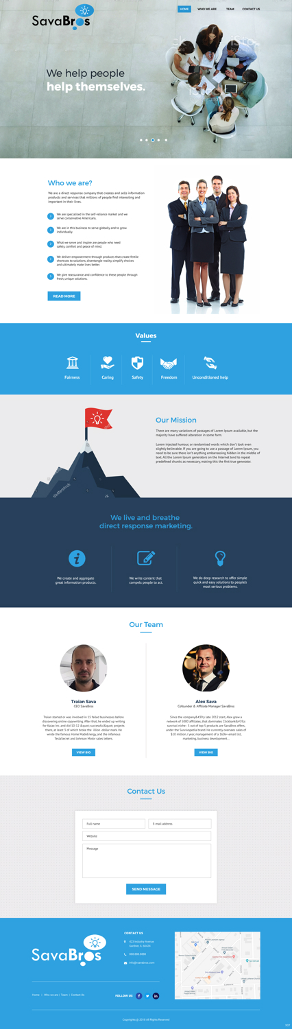 Web Design by pb for Direct Response SRL VAT no: RO31193220 | Design #18052188