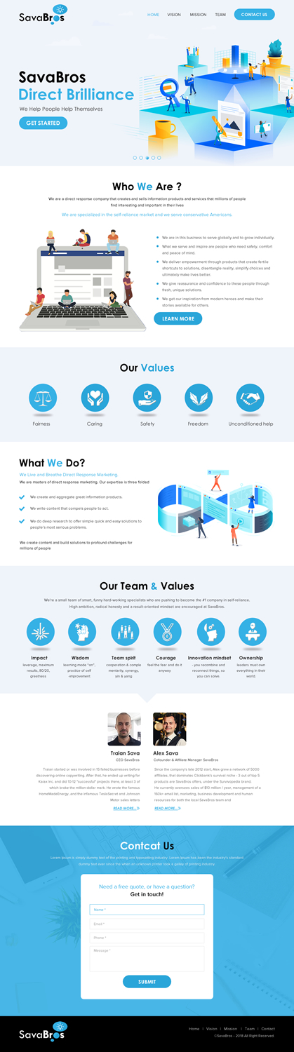 Web Design by rightway for Direct Response SRL VAT no: RO31193220 | Design #18053154