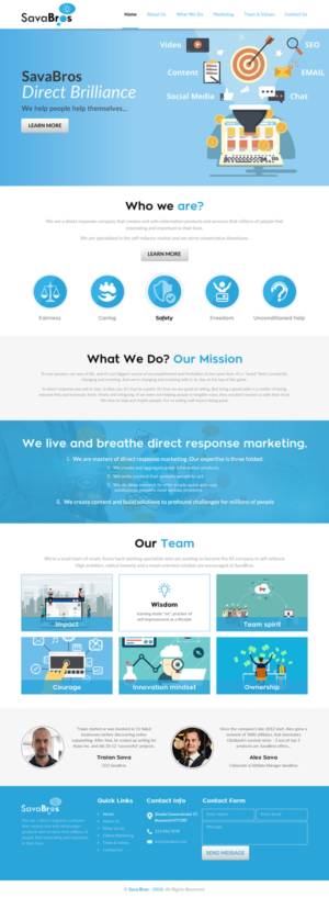Diseño Web por rightway para Direct Response SRL VAT no: RO31193220 | Diseño: #18053156