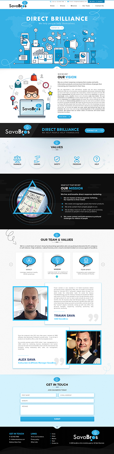 Web Design par SAI DESIGNS pour Direct Response SRL VAT no: RO31193220 | Design #18062951