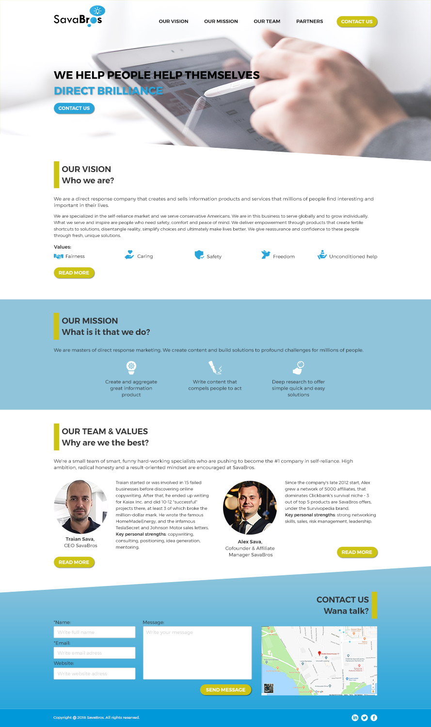 Web-Design von Iv@ für Direct Response SRL VAT no: RO31193220 | Design #18171786