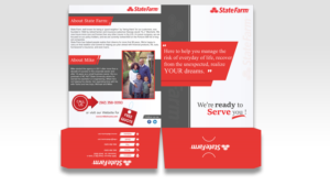 Mike Holland - Insurance Agent Presentation Folder Graphic Design | Design Graphique par Rickyy