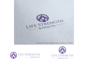 Logo Design by Gita. for Life Strength & Health | Design: #18076492