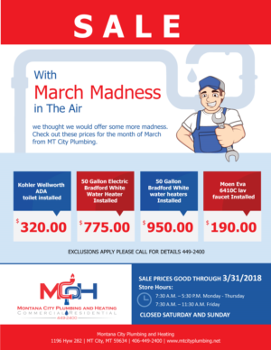 Banner Ad Design by uk for Montana City Plumbing and Heating | Design: #18051314