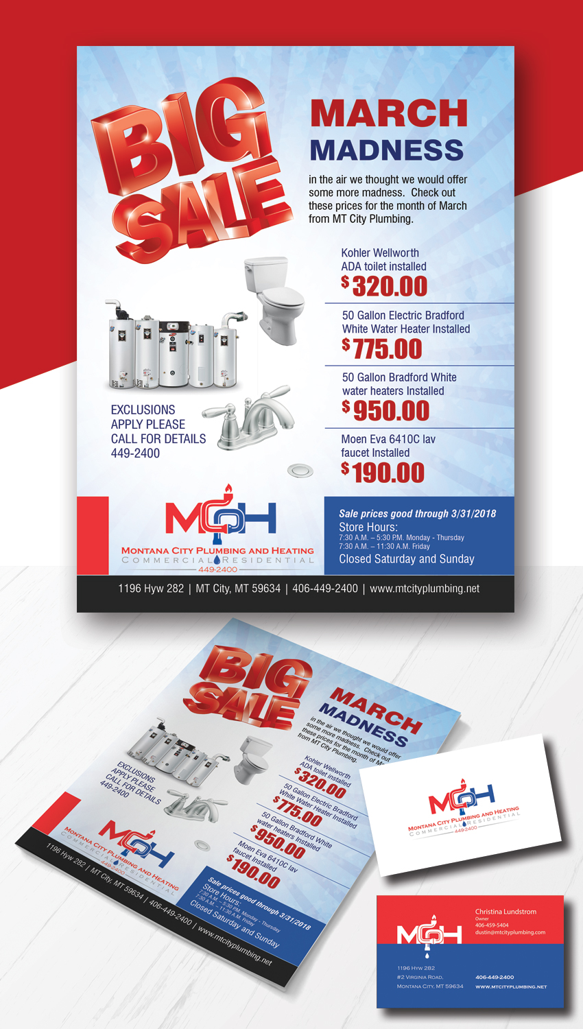 Banner Ad Design by uk for Montana City Plumbing and Heating | Design: #18056723