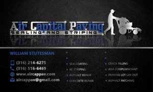 Business Card Design by Hardcore Design for AIR CAPITAL PAVING | Design: #18150148