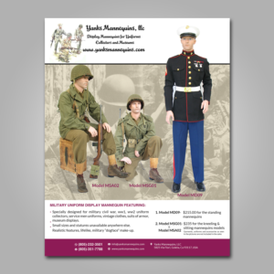 Design de Flyer par debdesign pour Yanks Mannequins, LLC | Design : #18056330