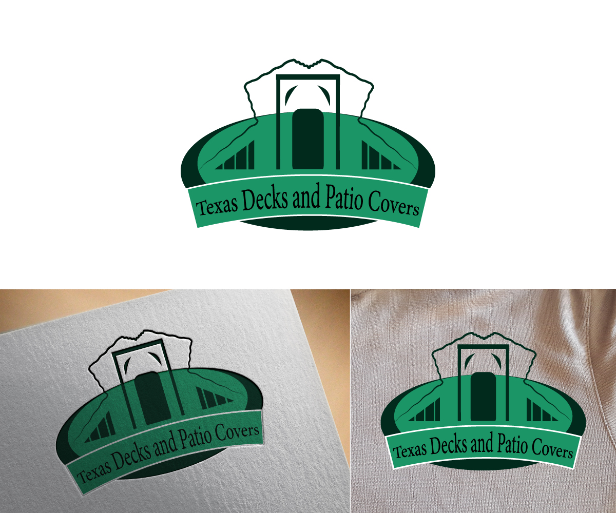 Logo Design by eMARK for Texas Decks and Patio Covers | Design #18108494