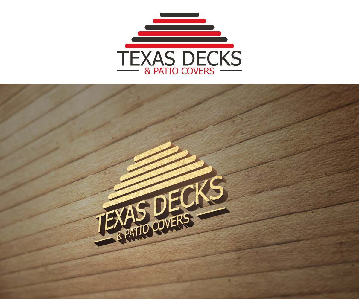 Logo-Design von eMARK für Texas Decks and Patio Covers | Design #18108495