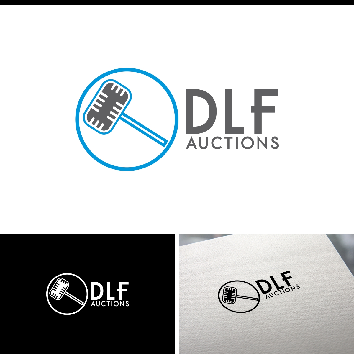 Logo Design by e-graphics for DLF Auctions | Design #18061437