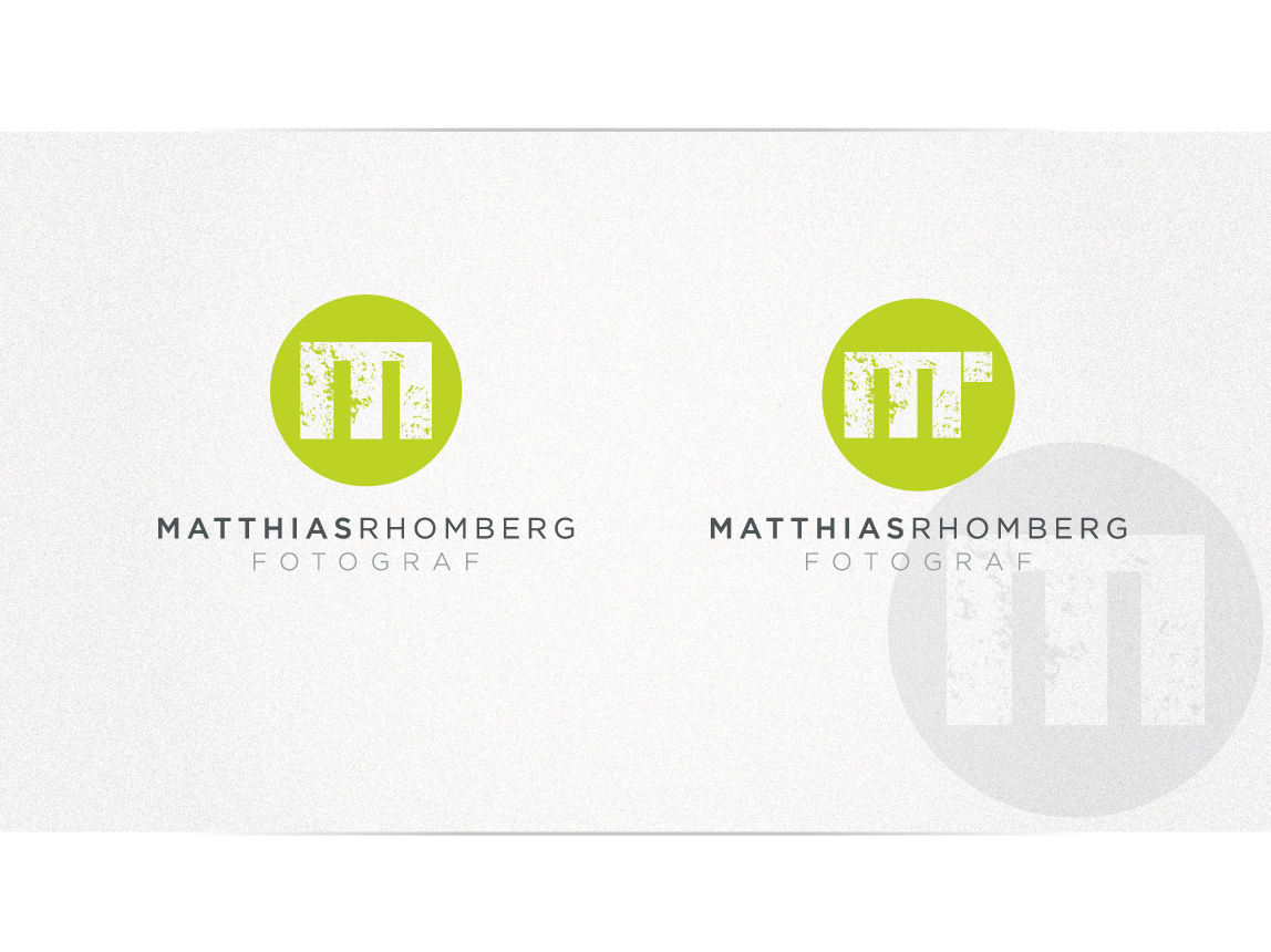 Logo Design by Cherry Pop Design for Matthias Rhomberg . fotograf | Design #2787868