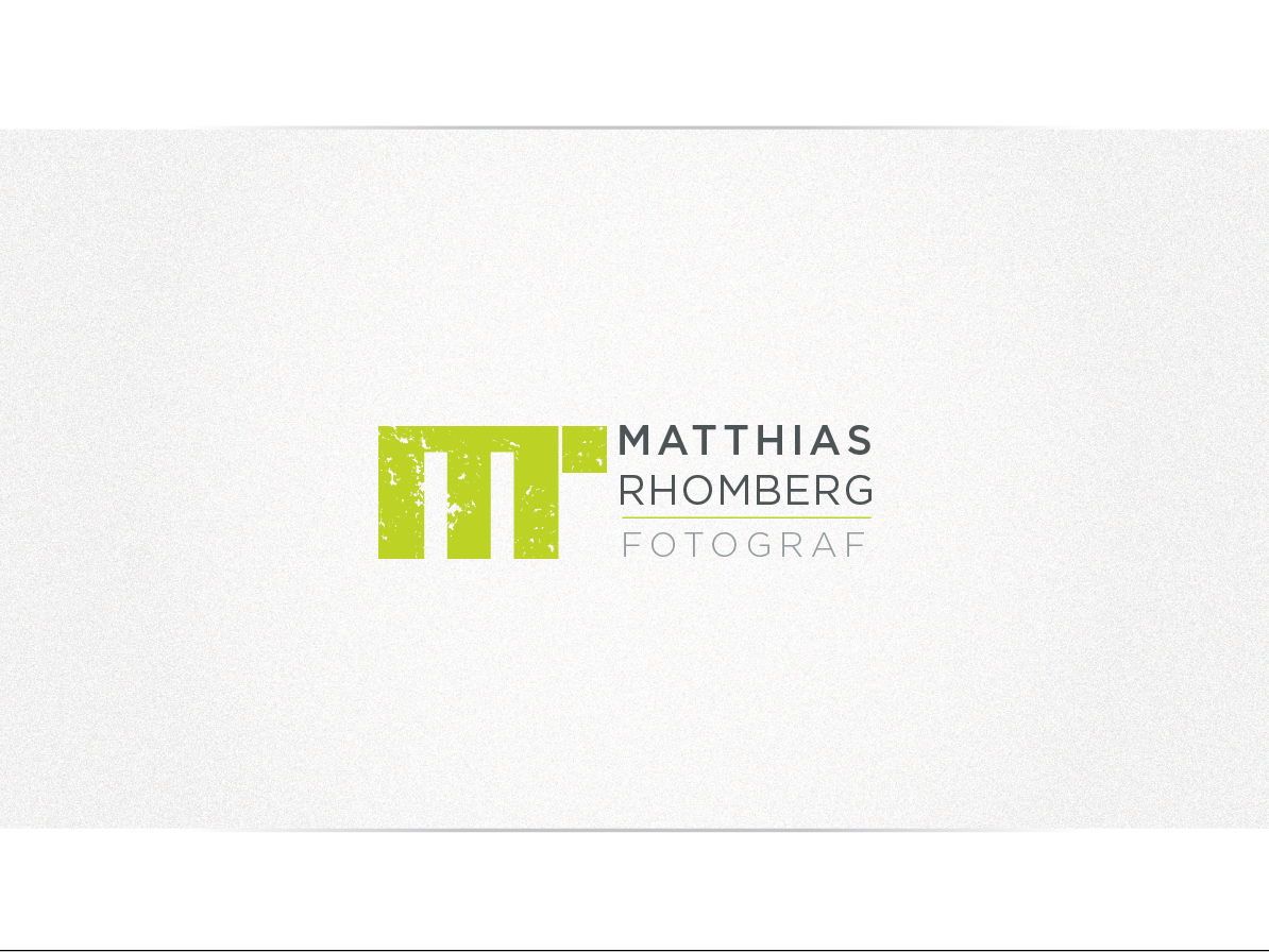 Design de Logo par Cherry Pop Design pour Matthias Rhomberg . fotograf | Design #2838217