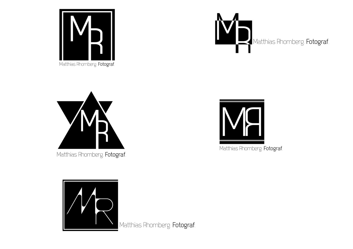 Logo Design by Ihsi D Esign for Matthias Rhomberg . fotograf | Design #2809371