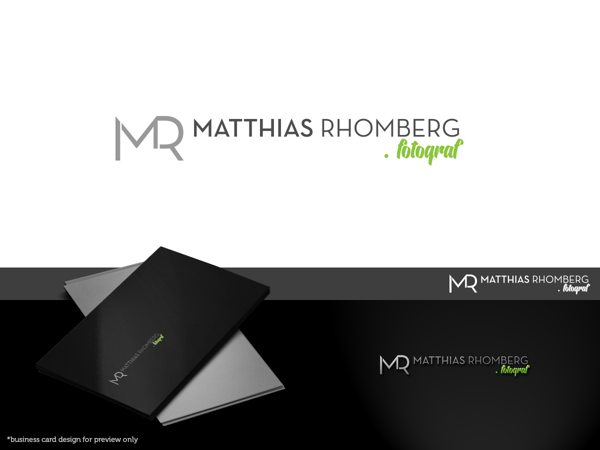 Design de Logo par ArtSamurai pour Matthias Rhomberg . fotograf | Design #2781042
