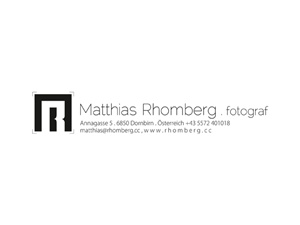Logo Design by gunny for Matthias Rhomberg . fotograf | Design: #2785091