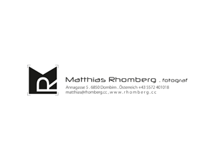 Logo Design by gunny for Matthias Rhomberg . fotograf | Design: #2785093