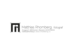 Logo Design by gunny for Matthias Rhomberg . fotograf | Design: #2785095