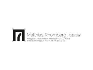 Logo Design by gunny for Matthias Rhomberg . fotograf | Design: #2785097