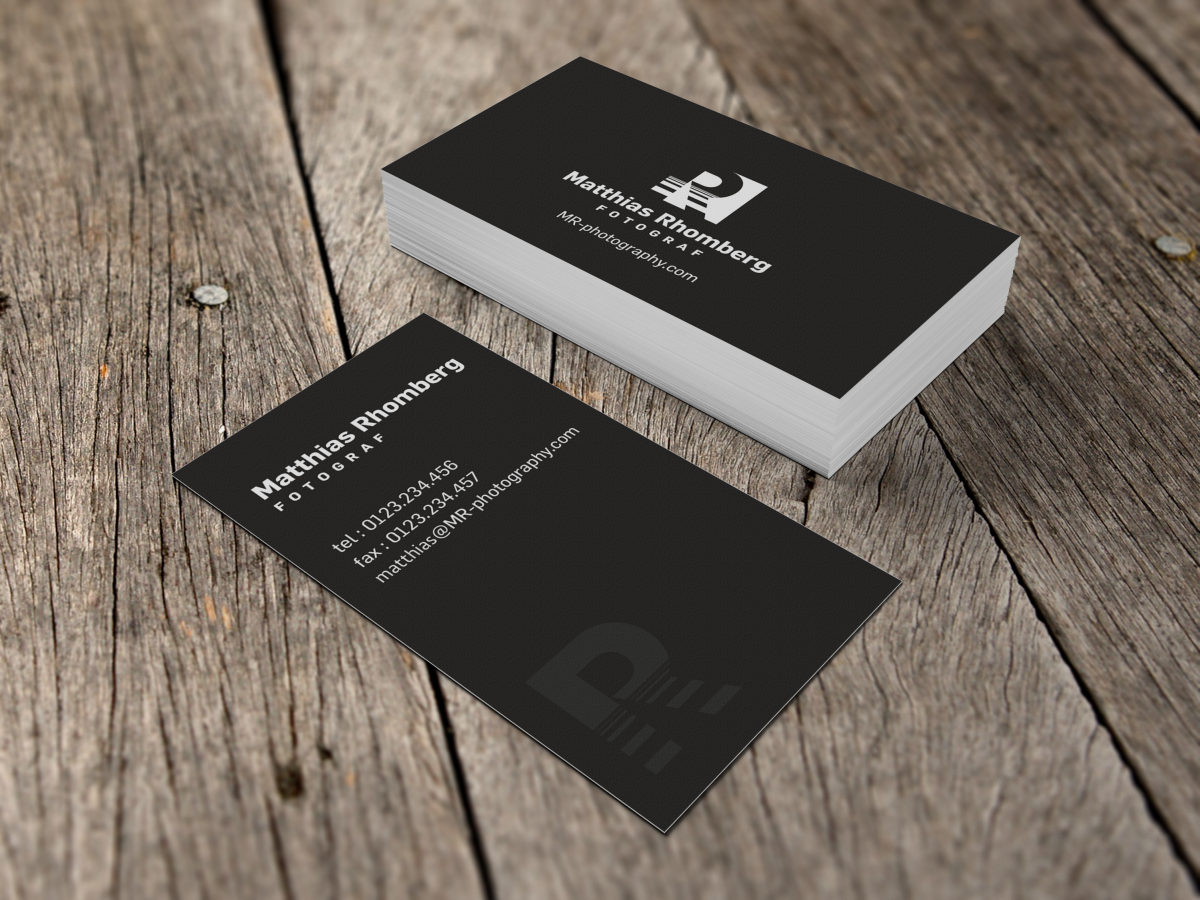Design de Logo par HYPdesign pour Matthias Rhomberg . fotograf | Design #2776746