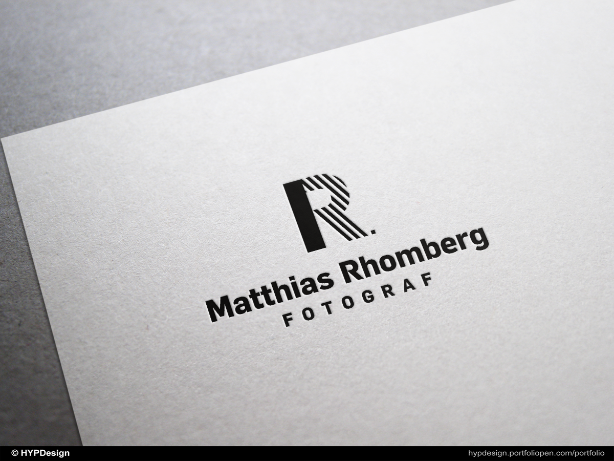 Logo Design by HYPdesign for Matthias Rhomberg . fotograf | Design #2787580