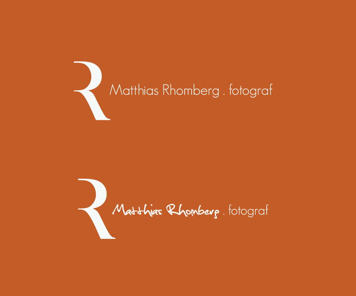 Design de Logo par Lourde Xavier pour Matthias Rhomberg . fotograf | Design #2817274