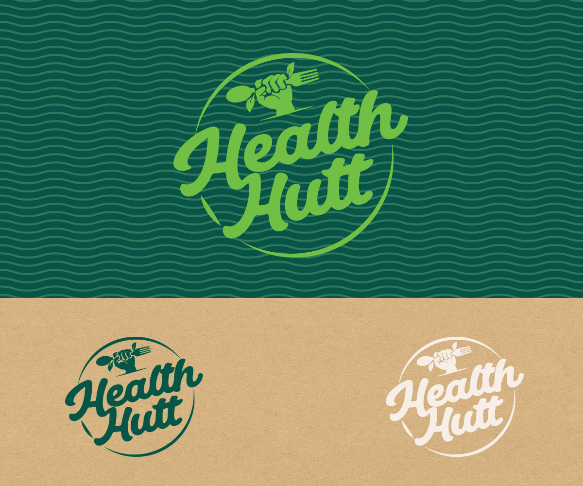 Logo Design by Khoo for Health Hutt | Design #18066885