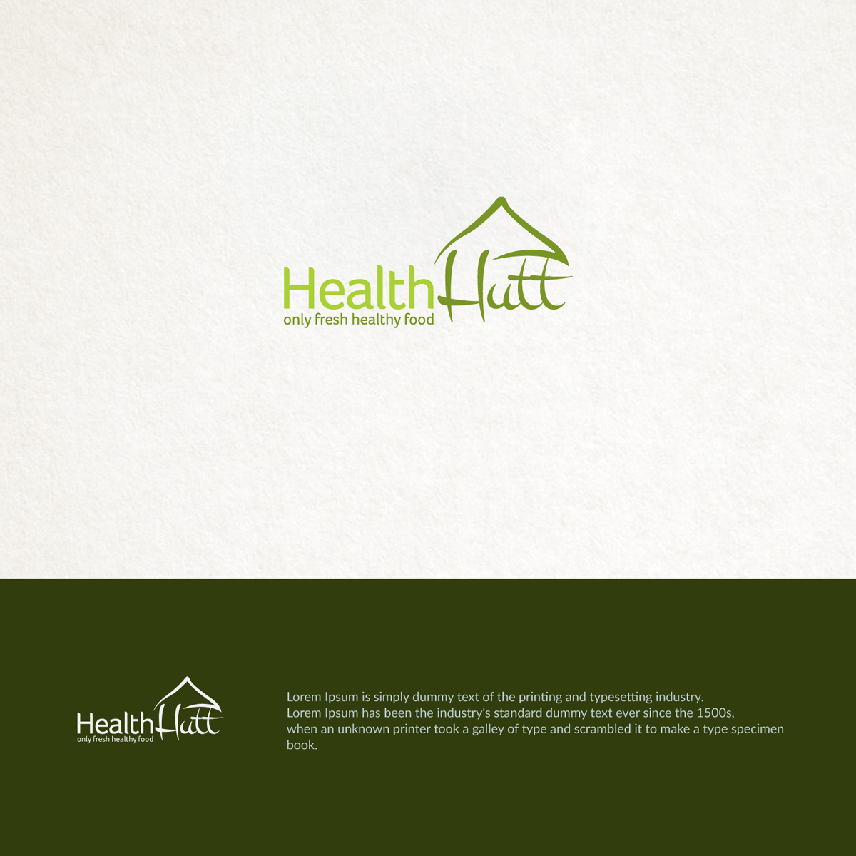 Elegant Playful Business Logo Design For Health Hutt By Ideaz2050 Design 18051323
