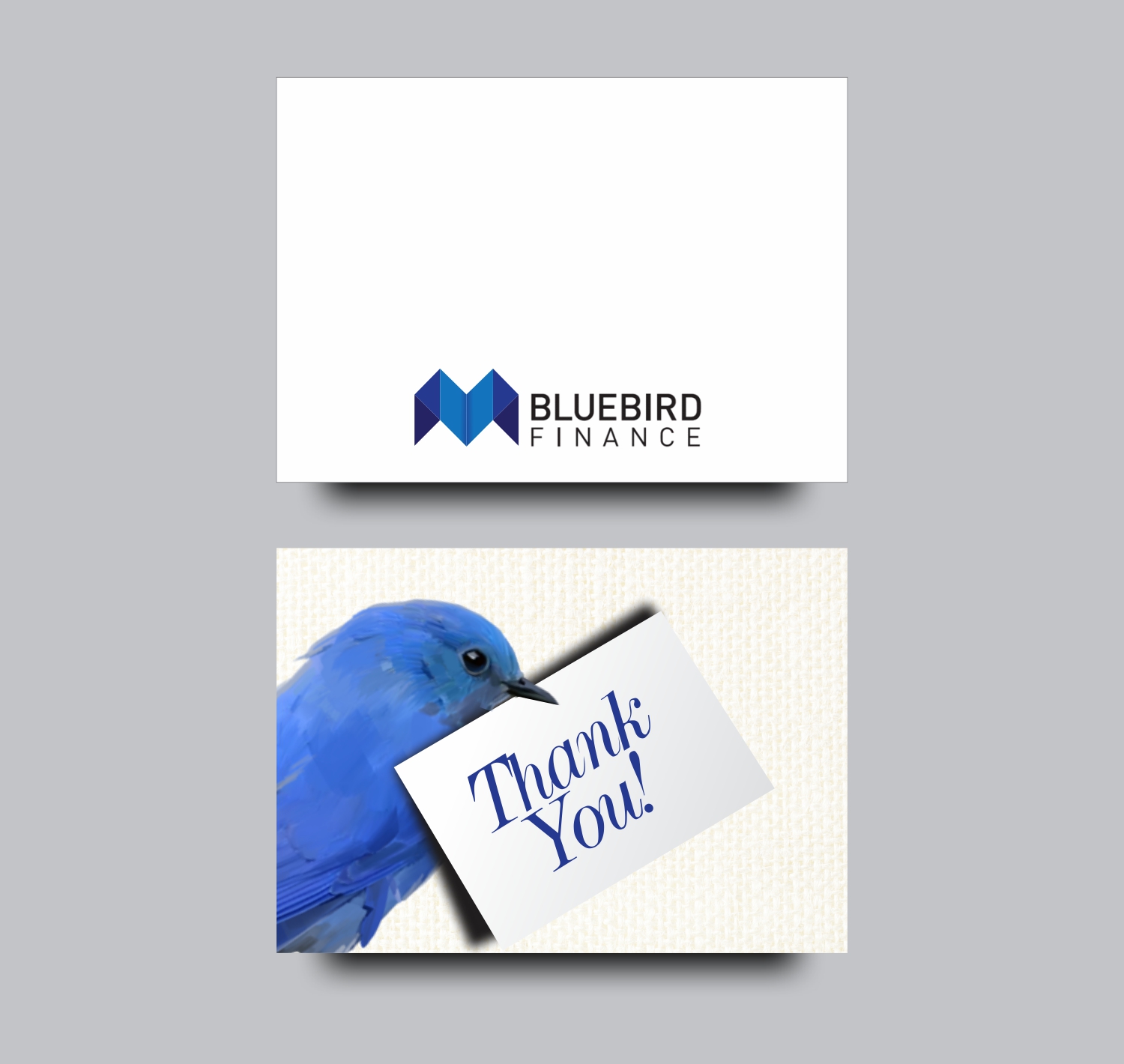 Karten-Design von vikas naik für Bluebird Finance | Design #18194290