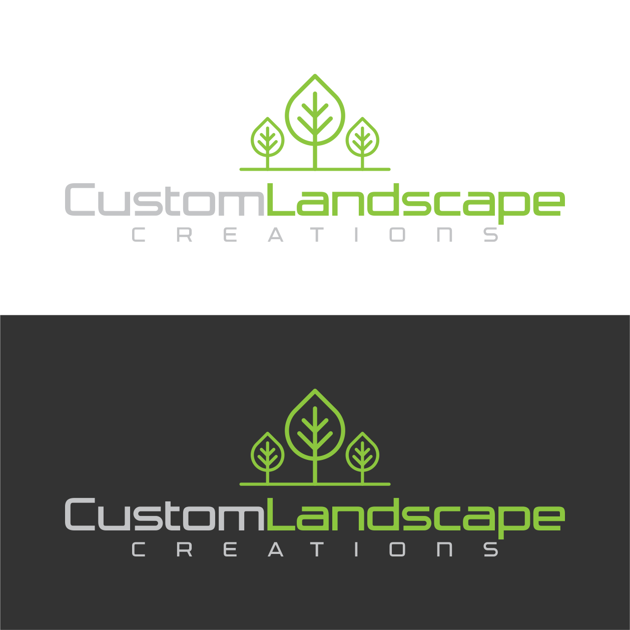 Logo Design by normi for Custom Landscape Creations | Design #18046272