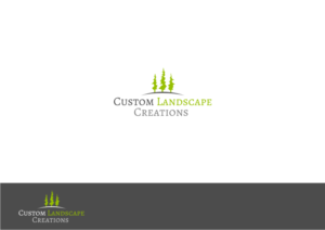 Custom Landscape Creations | Logo Design by Amduat Design